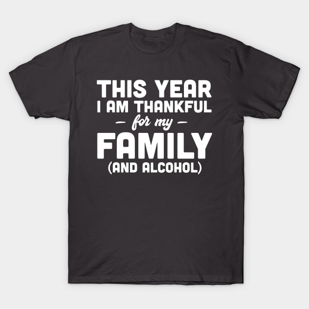 Humorous Family Alcohol T-Shirt by Portals